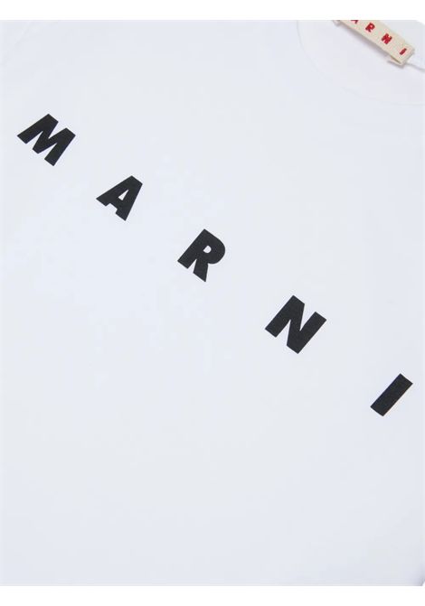T-shirt con logo MARNI KIDS | M01603 M00RF0M100